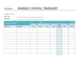 How To Use A Multiple Employee Weekly Timesheet Template Excel