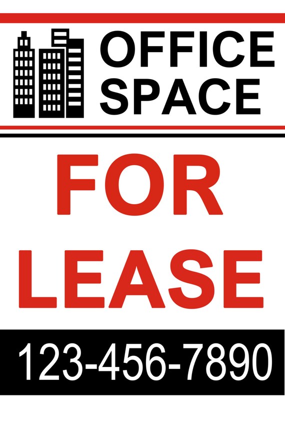Create Your Own Office Space For Rent Sign Template | Templatesz234.com ...
