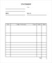How To Create A Professional Looking Billing Statement Template Free Download?