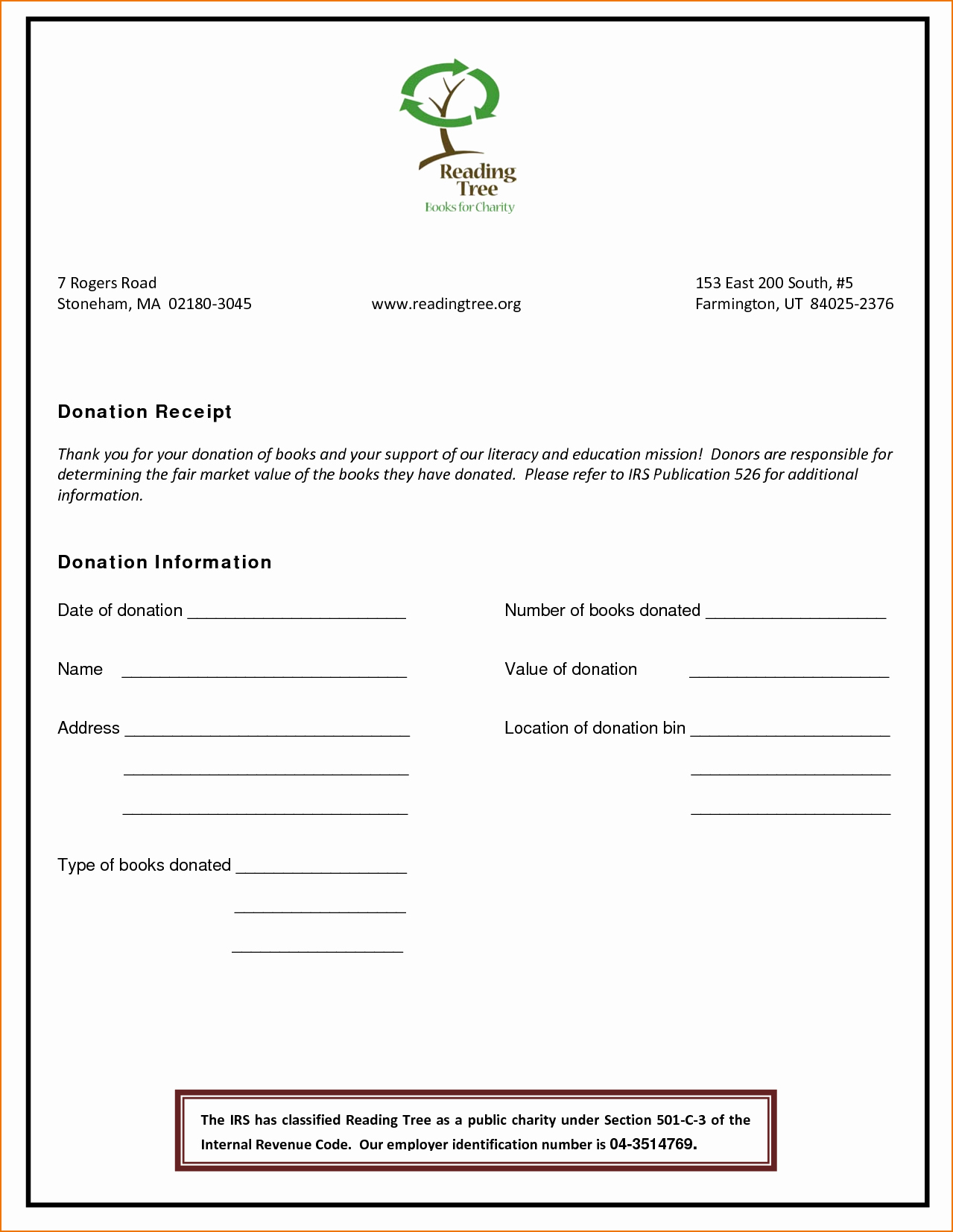 How To Create Non Profit Donation Receipt Letter Template In 2023