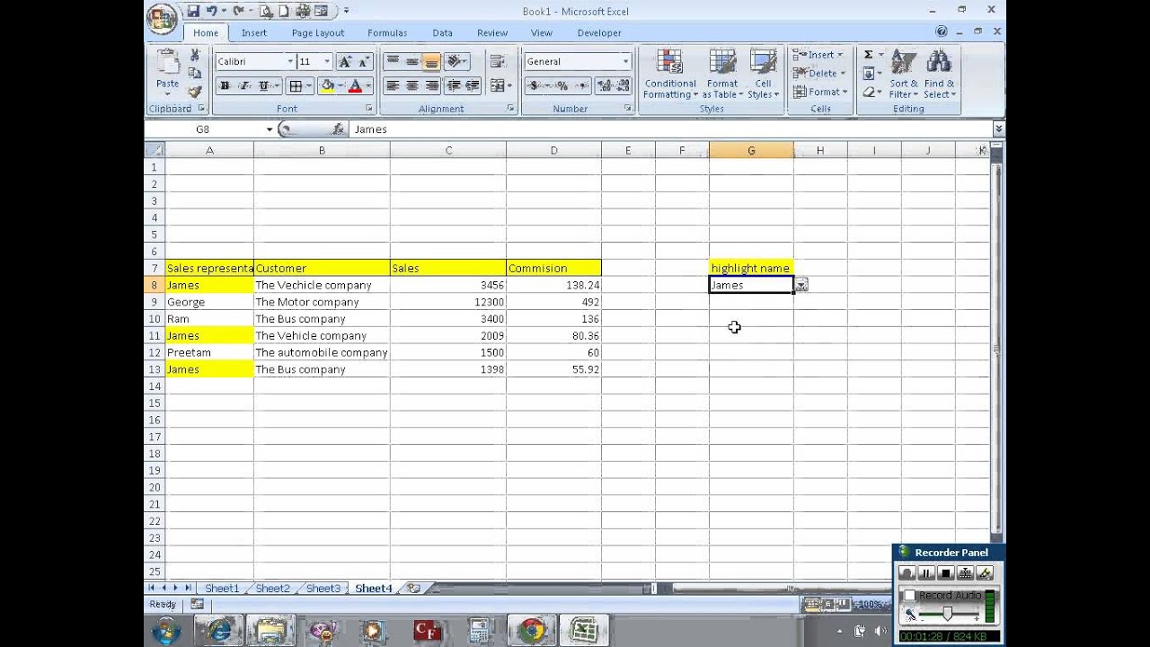 How To Use Excel Vba To Select A Row Based On A Cell Value ...
