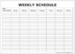 Weekly Task Schedule Template: Get Organized And Take Control Of Your Time!