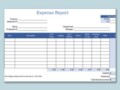 Expense Report Templates Excel