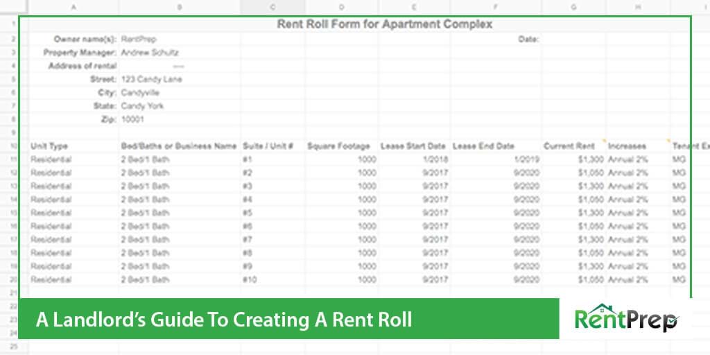 Advanced Rent Roll Example Rent Roll Template Excel: What You Need To Know | Templatesz234.com ...