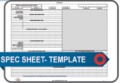 What Is A Spec Sheet Template?