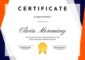 Powerpoint Certificate Of Achievement Template