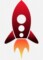 Rocket Emoji Vector