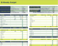 Create A Weekly Budget With Excel Template
