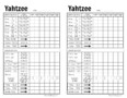 Yahtzee Score Sheets Template – A Quick And Easy Way To Keep Track Of Your Scores