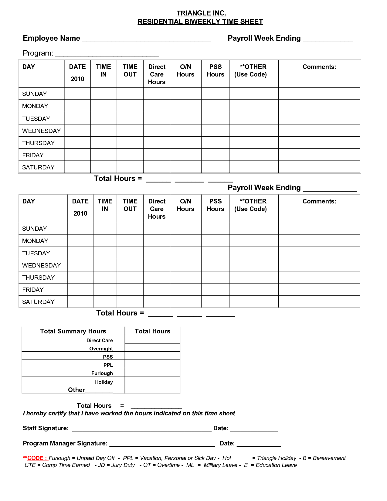 Biweekly Time Card Template For 2023: What You Need To Know ...