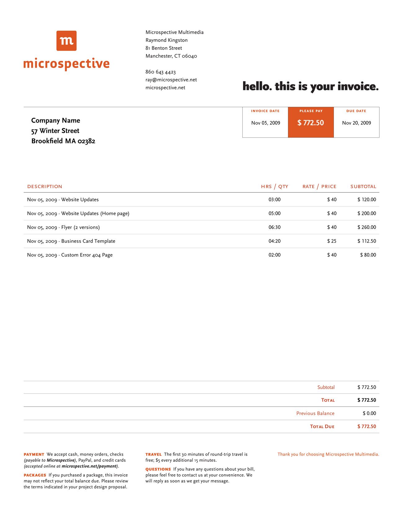 What Is A Website Development Invoice Template? | Templatesz234.com ...
