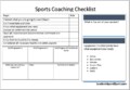 Tips For Creating A Coaching Session Checklist