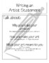 Creating The Perfect Artist Statement Worksheet