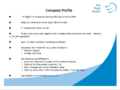 How To Create A Trading Company Profile Sample