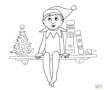 Elf On The Shelf Coloring Pages For 2023