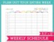 Creating A Stress-Free Weekly Work Schedule With Free Printable Template
