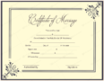 Wedding Certificates Templates