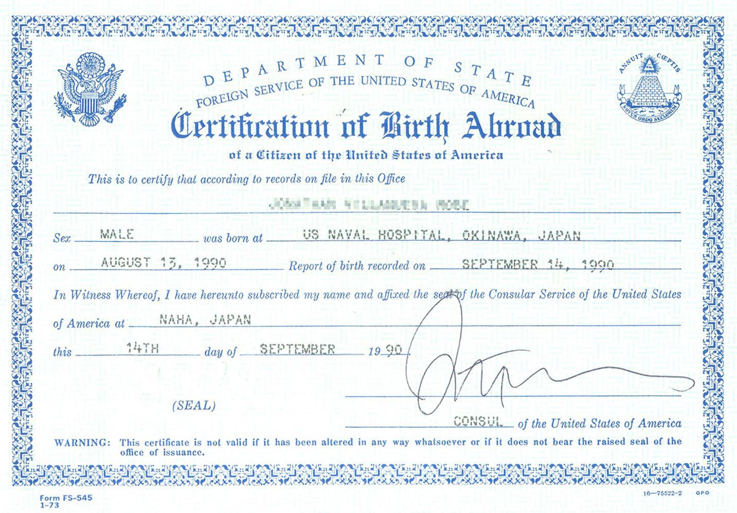 Everything You Need To Know About Birth Certificate Sample ...