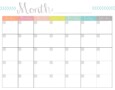 How To Create A Blank Month Calendar In 2023?
