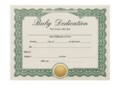 What Is A Baby Dedication Certificate?