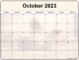 Organize Your October 2023 With Blank Calendar