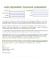 Getting The Most Out Of Equipment Purchase Agreement Templates