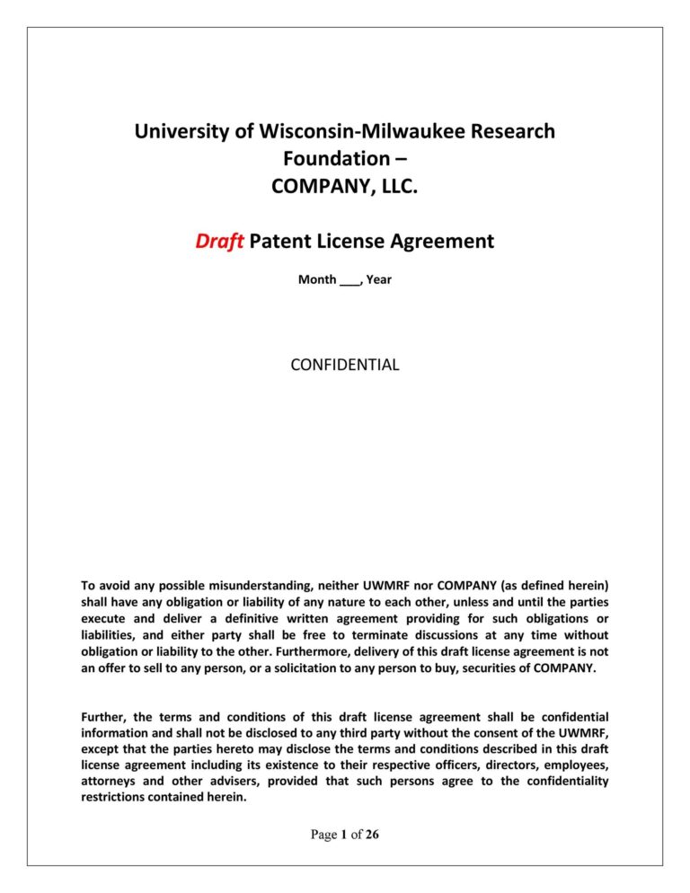Cross Media Advertising License Agreement | Templatesz234.com ...