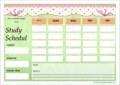 Best Calendar Templates For Study Schedules