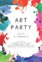 Art Party Invitation Templates For Creative Events