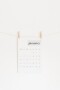 Minimalistic Rustic Calendar Template: A Perfect Blend Of Simplicity And Elegance