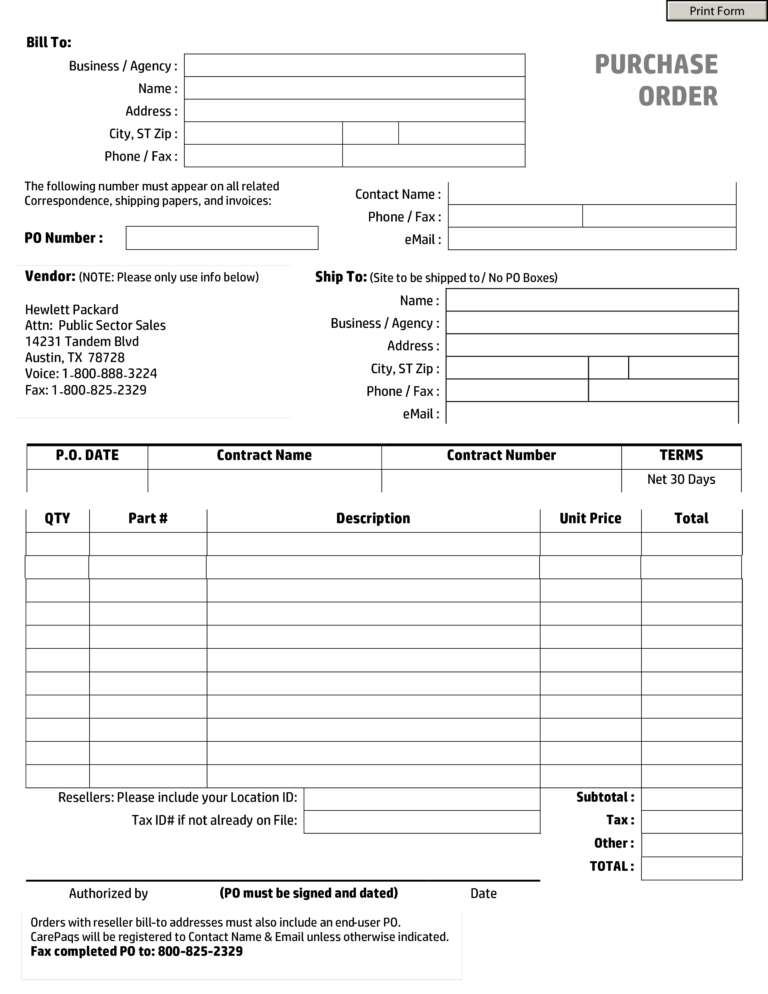 Pdf Order Sample Order Template Pdf | Templatesz234.com - Templatesz234.com