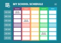 School Schedule Calendar Template: A Must-Have Tool For Organization