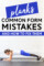 Common Form Errors And Solutions