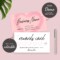 Stationery Templates For Loyalty Cards