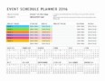 Conference Planning Calendar Template