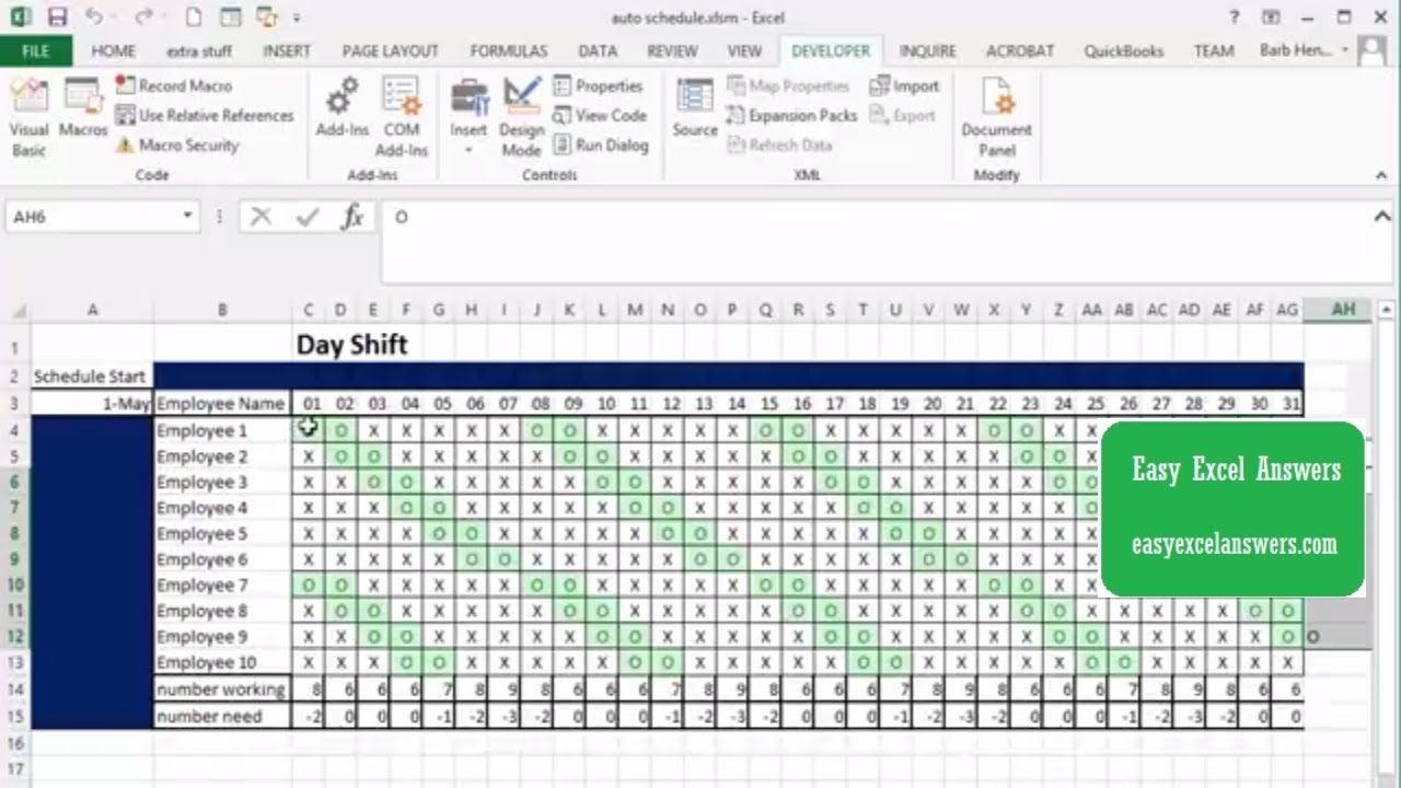 How To Create A Shift Calendar Template | Templatesz234.com ...