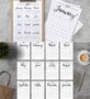 Minimalistic Printable Calendar Template
