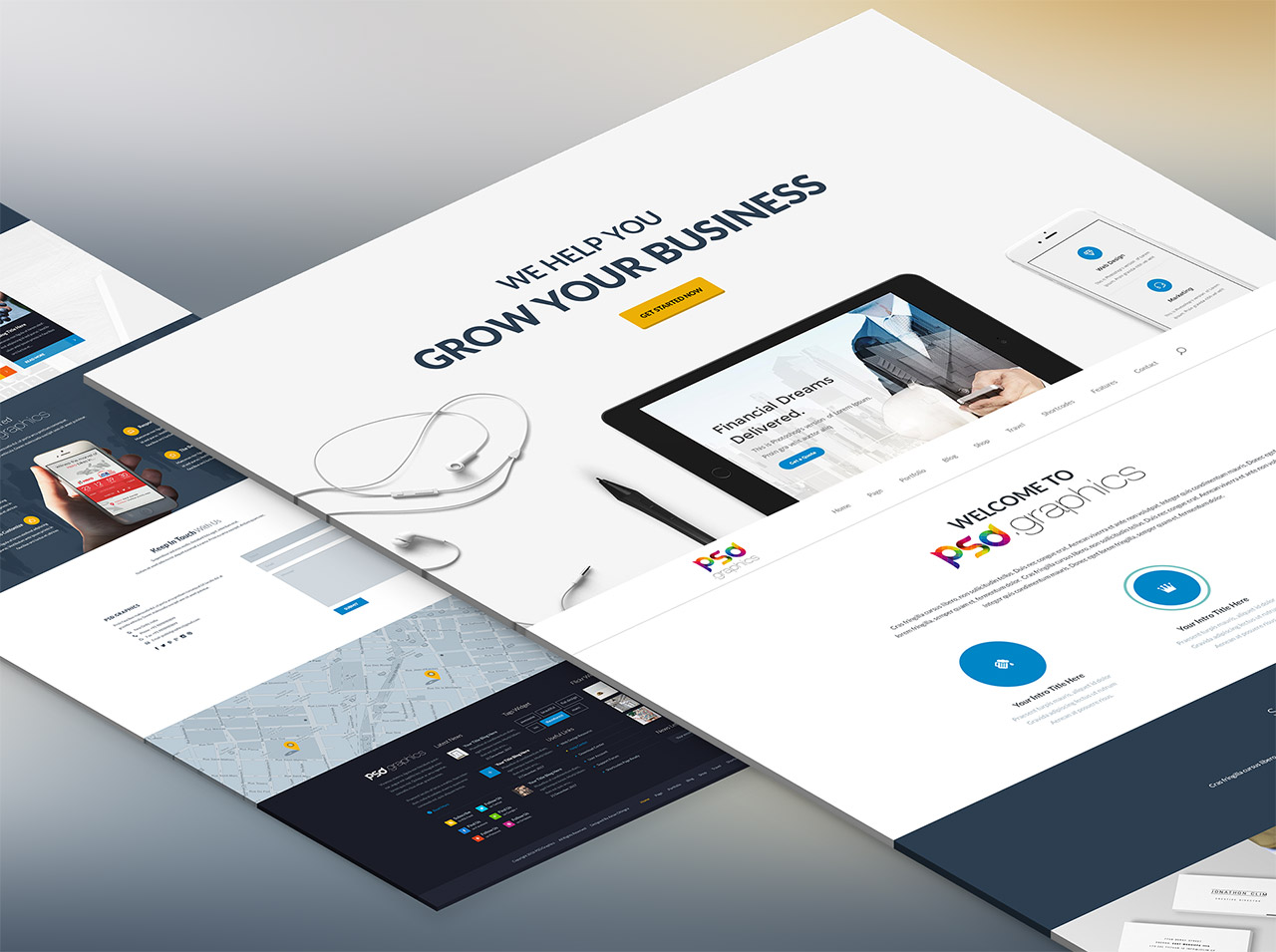 Image 9 for Professional Website Templates For Business