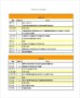 Workshop Planning Calendar Template