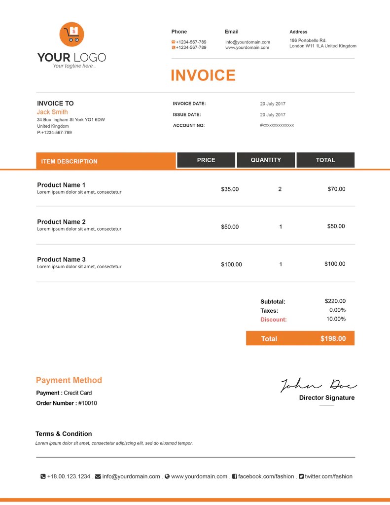 Invoice Template Plugins For Popular E-Commerce Platforms ...