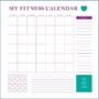 Fitness Calendar Template: An Essential Tool For Achieving Your Fitness Goals