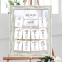 Printable Wedding Seating Chart Templates
