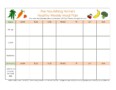 Meal Planning Schedule Calendar Template