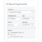 Invoice Template Software For Recurring Payments
