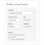 Invoice Template Software For Recurring Payments