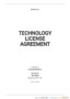 License Agreement In Technology