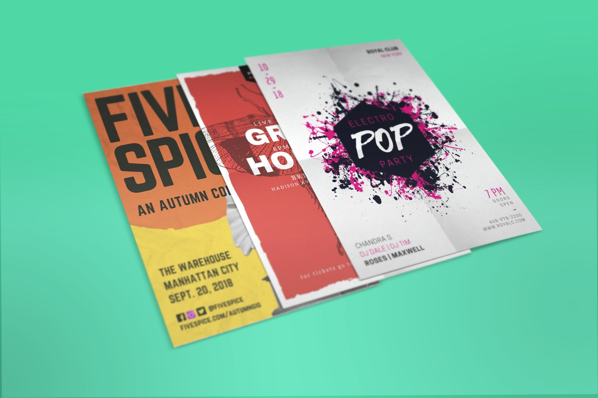 How To Choose Colors For Your Flyers | Templatesz234.com ...