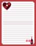 Love Letter Stationery Templates For Heartfelt Messages