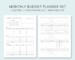 Financial Planning Schedule Calendar Template