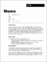 Memo Templates For Office Use